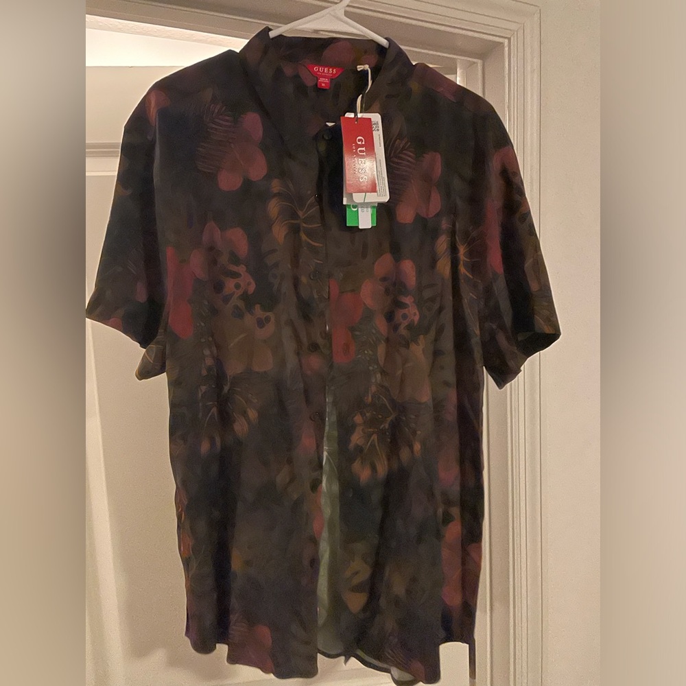 Guess short sleeve button up